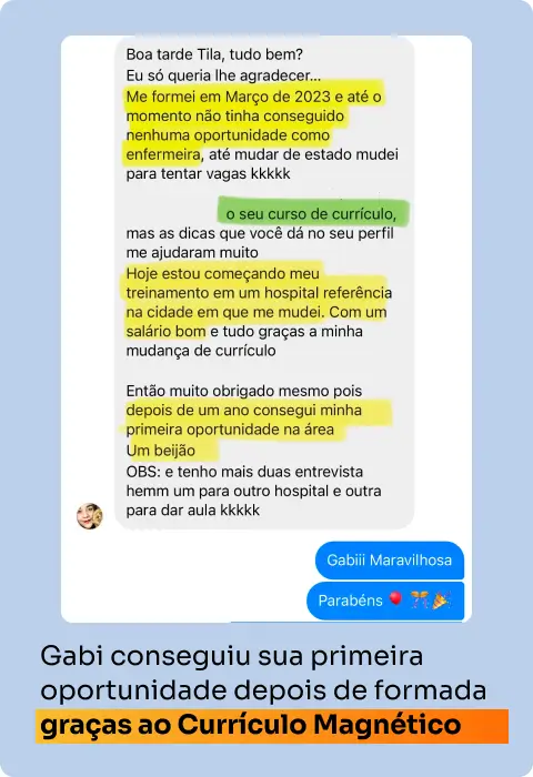 Depoimento Gabi